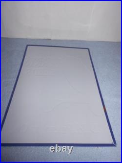 11x16 in BUY FERRY`S SEEDS DETROIT MICH. ADV. SIGN EMBOSSED METAL TACKER X 150