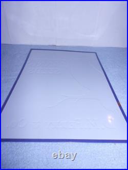 11x16 in BUY FERRY`S SEEDS DETROIT MICH. ADV. SIGN EMBOSSED METAL TACKER X 150