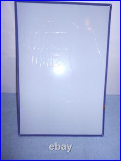 11x16 in BUY FERRY`S SEEDS DETROIT MICH. ADV. SIGN EMBOSSED METAL TACKER X 150