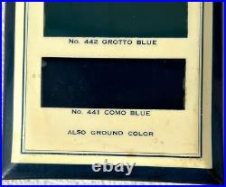 1930's Davis of Baltimore Paint Sample Enamel Sign Permanent Sign & Display Co