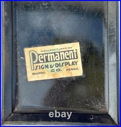 1930's Davis of Baltimore Paint Sample Enamel Sign Permanent Sign & Display Co