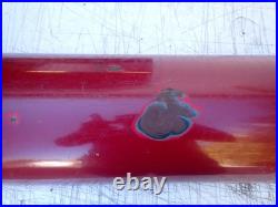 1930s 1940s Porcelain Sign Bull nose Double Sided Sign End Original