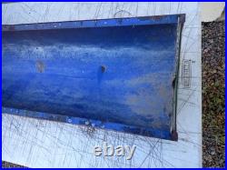1930s 1940s Porcelain Sign Bull nose Double Sided Sign End Original
