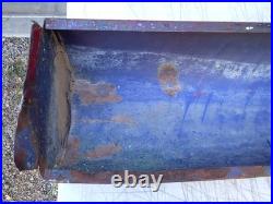 1930s 1940s Porcelain Sign Bull nose Double Sided Sign End Original