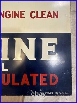 1938 Vintage HAVOLINE MOTOR OIL Tin Sign Original Painted Metal Double Sided