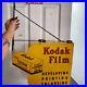 1940-Rare-Kodak-Verichrome-Film-Double-Sided-Flat-Metal-Sign-Vintage-Collectib-01-fxdx