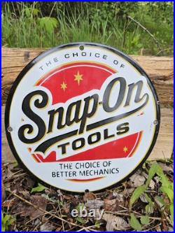 1950'S Collectible Vintage Snap-On Tools Porcelain Sign A Must-have Really Nice 1950'S Collectible Vintage Snap-On Tools Porcelain Sign A Must-have Really Nice