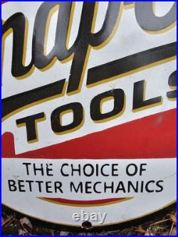 1950'S Collectible Vintage Snap-On Tools Porcelain Sign A Must-have Really Nice 1950'S Collectible Vintage Snap-On Tools Porcelain Sign A Must-have Really Nice