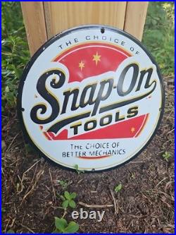 1950'S Collectible Vintage Snap-On Tools Porcelain Sign, Wrench, Sockets 1950'S Collectible Vintage Snap-On Tools Porcelain Sign, Wrench, Sockets