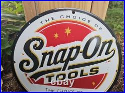 1950'S Collectible Vintage Snap-On Tools Porcelain Sign, Wrench, Sockets 1950'S Collectible Vintage Snap-On Tools Porcelain Sign, Wrench, Sockets