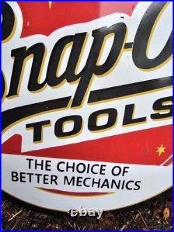 1950'S Collectible Vintage Snap-On Tools Porcelain Sign, Wrench, Sockets 1950'S Collectible Vintage Snap-On Tools Porcelain Sign, Wrench, Sockets