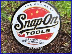 1950'S Collectible Vintage Snap-On Tools Porcelain Sign, Wrench, Sockets 1950'S Collectible Vintage Snap-On Tools Porcelain Sign, Wrench, Sockets