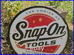 1950'S Collectible Vintage Snap-On Tools Porcelain Sign, Wrench, Sockets 12 1950'S Collectible Vintage Snap-On Tools Porcelain Sign, Wrench, Sockets 12