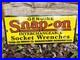 1950-S-Vintage-Snap-On-Tools-Porcelain-Sign-Interchangeable-Socket-01-huyc