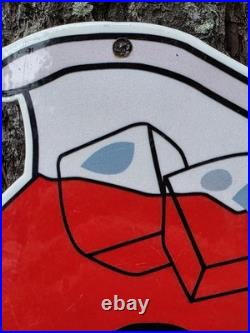 1950's Vintage Kool Aid Porcelain Sign 12x13 1950's Vintage Kool Aid Porcelain Sign 12x13