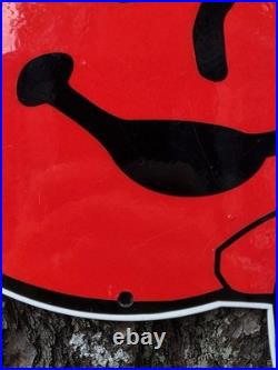 1950's Vintage Kool Aid Porcelain Sign 12x13 1950's Vintage Kool Aid Porcelain Sign 12x13