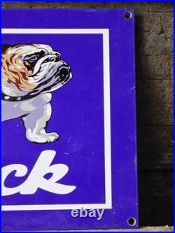 1950's Vintage Mack Diesel Trucks Heavy Porcelain Metal Dealership Sign 12