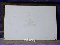 1950's Vintage Mack Diesel Trucks Heavy Porcelain Metal Dealership Sign 12