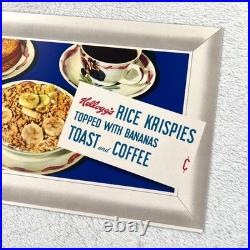 1950s Kellogg's Rice Krispies Vintage Advertising Sign 22 Cardboard Diner USA