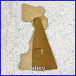 1950s Perfection Stove Advertising Sign 15 Die-cut Cardboard Vintage 50s Woman