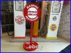 1950s Vintage Era Dr Pepper Curb Sign Lollipop