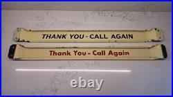 (2) Original Porcelain Salada Tea Door Pushes Delicious Flavor Door Push