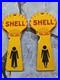 2-VINTAGE-SHELL-PORCELAIN-SIGNS-BATHROOM-KEY-FOB-MENS-LADIES-BATHROOM-7-5x3-5-01-xwm