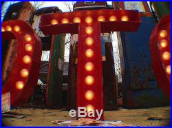 24 X 23 X 4.5 LARGE Movie Theater Vintage Marquee Art Letter Carnival Available