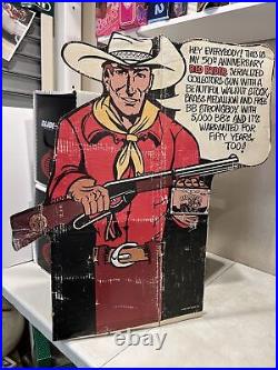 30 VINTAGE DAISY AIR RIFLE BB GUN RED RYDER TOY Store Retail ADVERTISING SIGN