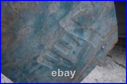 7UP FRESH UP EMBOSSED PAINTED METAL SIGN VINTAGE 1950s SODA POP LARGE 23 x 26