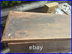 Antique Advertising Wooden Box Seattle Sebastian-Stuart Fish AAFA Vintage Sign