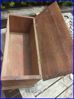 Antique Advertising Wooden Box Seattle Sebastian-Stuart Fish AAFA Vintage Sign