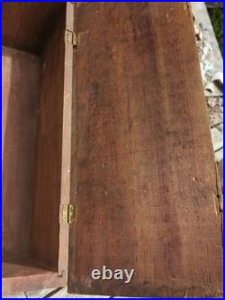 Antique Advertising Wooden Box Seattle Sebastian-Stuart Fish AAFA Vintage Sign