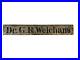 Antique-Doctor-s-Office-Metal-Hanging-Advertising-Trade-Sign-Dr-G-R-Welchans-01-qbze