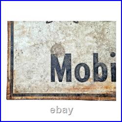 Antique Original Mobilgas Pegasus Gasoline Advertising Trade Sign