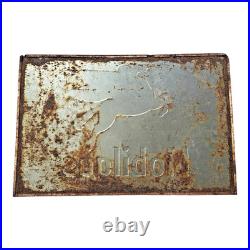Antique Original Mobilgas Pegasus Gasoline Advertising Trade Sign