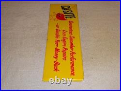 Antique Original Scarce Nos Casite Casey Flame 18 Metal Gasoline Oil Rack Sign