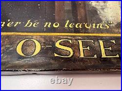 Antique Self-Framed Egg -O-See Cereal General Store Sign, Original, Early 1900's