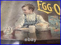 Antique Self-Framed Egg -O-See Cereal General Store Sign, Original, Early 1900's