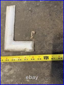 Antique Us Enamel Letters Porcelain Veterans Memorial