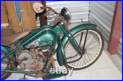 Antique Vintage 1940's Simplex Servi Cycle Motorcycle For Restoration Or Parts