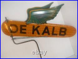 Antique Vintage Dekalb Corn Seed Farming Metal Sign Weather Vane Double Sided