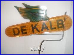 Antique Vintage Dekalb Corn Seed Farming Metal Sign Weather Vane Double Sided