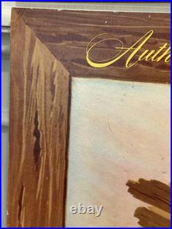 Antique Vintage H BAR C Ranchwear Display Sign 1950's Fast Ship RARE! 20x28