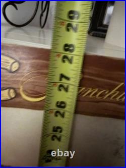 Antique Vintage H BAR C Ranchwear Display Sign 1950's Fast Ship RARE! 20x28