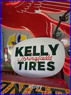 Antique Vintage Old Style Kelly Springfield Tires Sign