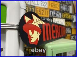 Antique Vintage Old Style Mercury Automotive Sign