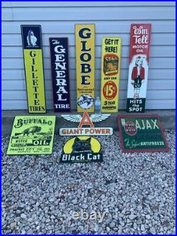 Antique Vintage Old Style Metal Signs Gas Oil Soda Mix/Match 20