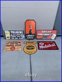 Antique Vintage Old Style Metal Signs Gas Oil Soda Mix/Match 20