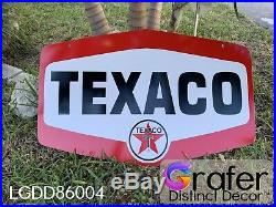 Antique Vintage Old Texaco Motor Oil Sign